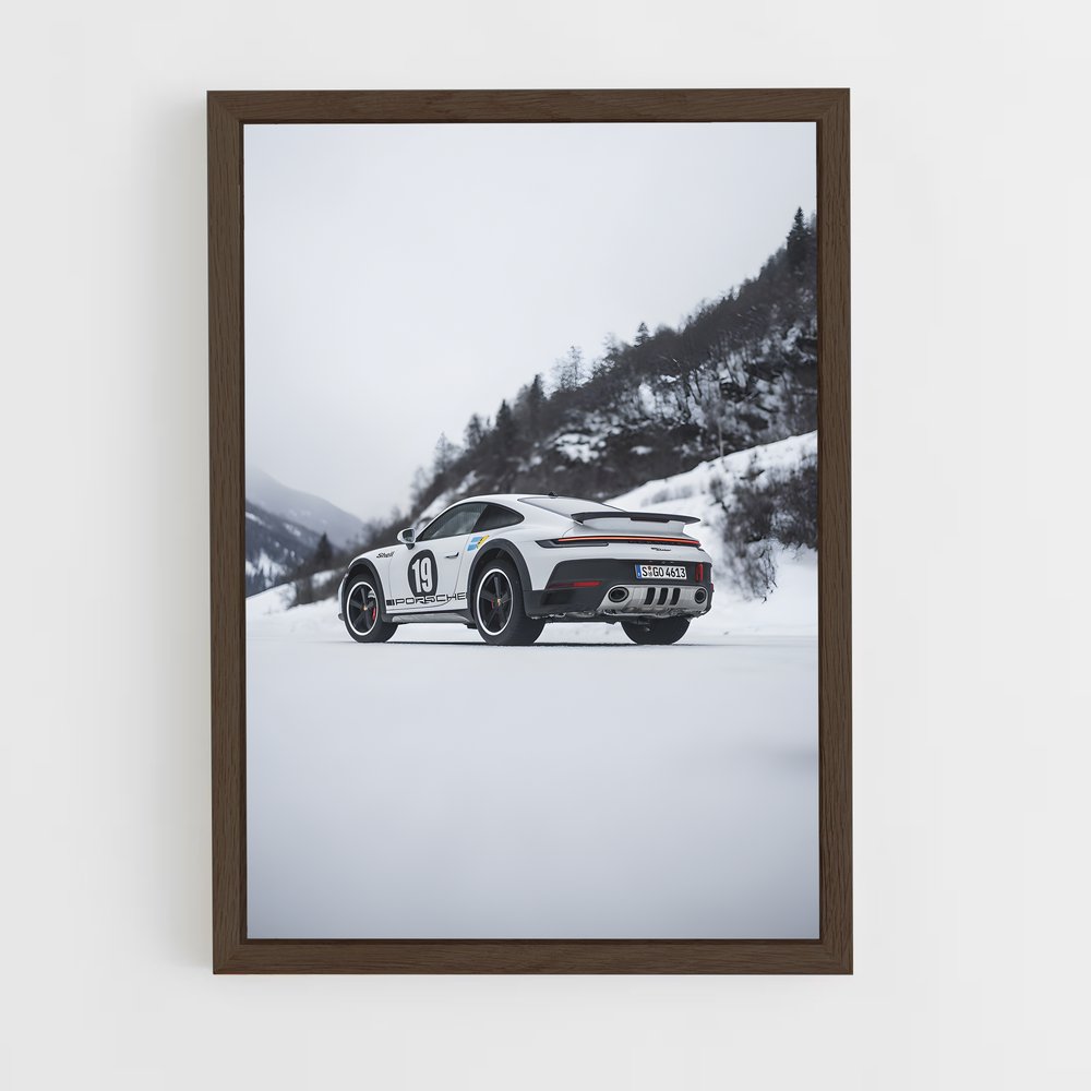 Poster magnifique dakar – affiche Porsche (vue 5)